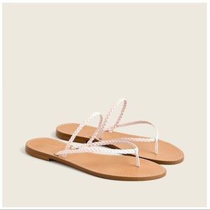 J. Crew Capri Braided-strap Flip-flops